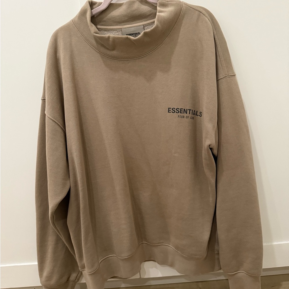 Essentials Tan Crewneck